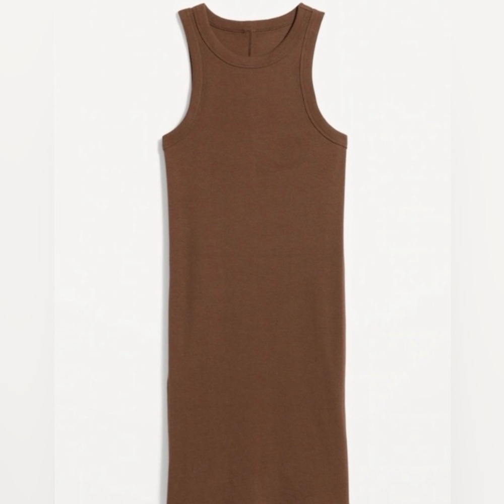 Old Navy Fitted Sleeveless Rib Knit Mini Dress